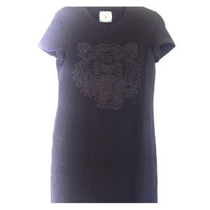 Kenzo Black tiger tiger dress